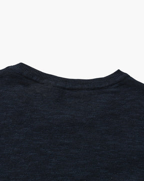 Essential Crewneck-Shirt aus Leinen-Baumwolle