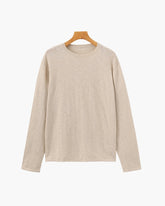 Essential Crewneck-Shirt aus Leinen-Baumwolle