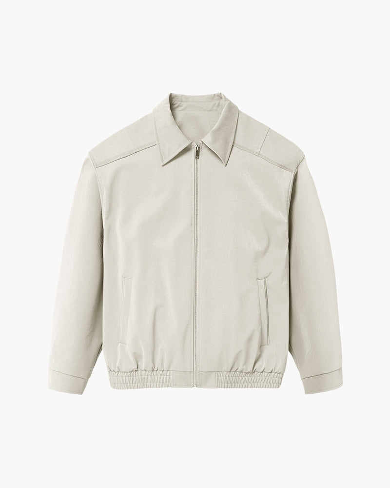 Minimalistische Reißverschlussjacke